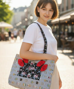 うさぎ耳布バッグの型 3